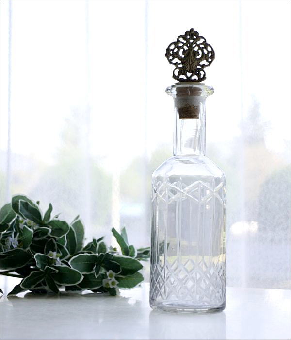 楽天市場】ガラスボトル おしゃれ ガラス瓶 アンティーク かわいい