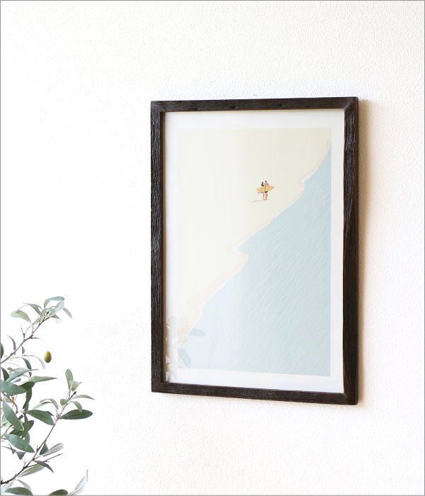 楽天市場】フォトフレーム 木製 チーク材 おしゃれ A3 壁掛け シンプル