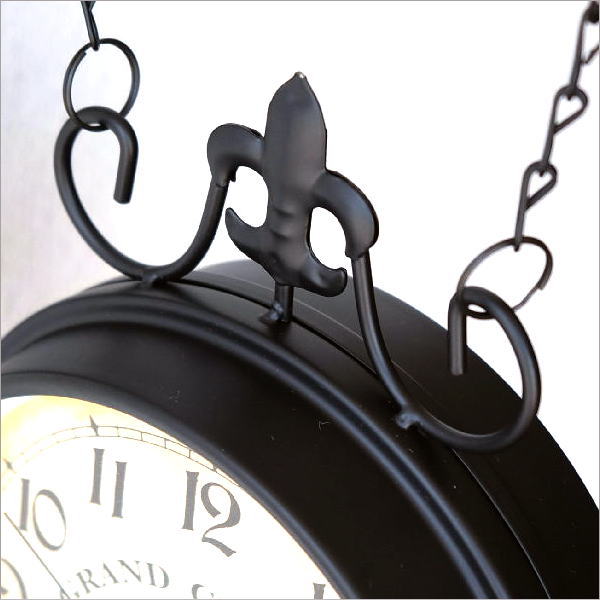 楽天市場】両面時計 おしゃれ 掛け時計 壁掛け時計 ウォールクロック