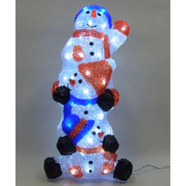 楽天市場】クリスマス スリースノーマン 雪だるま 60cm ビッグサイズ