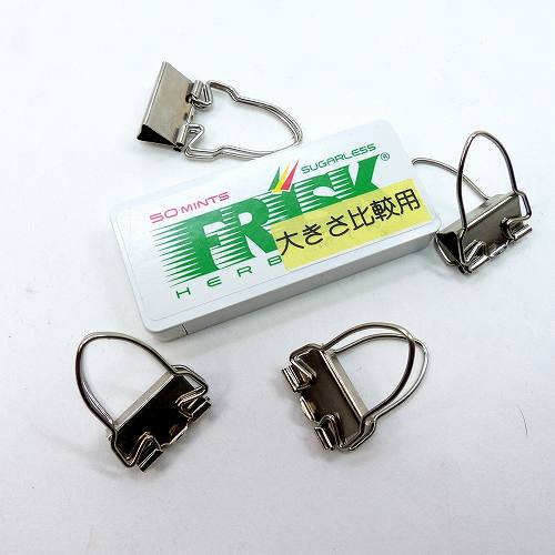 楽天市場】在庫処分 デザインダブルクリップ ロケット シルバー 4個