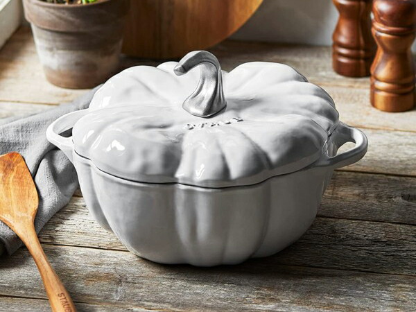 楽天市場】Staub ストウブ パンプキンココット （ホワイト） 希少な