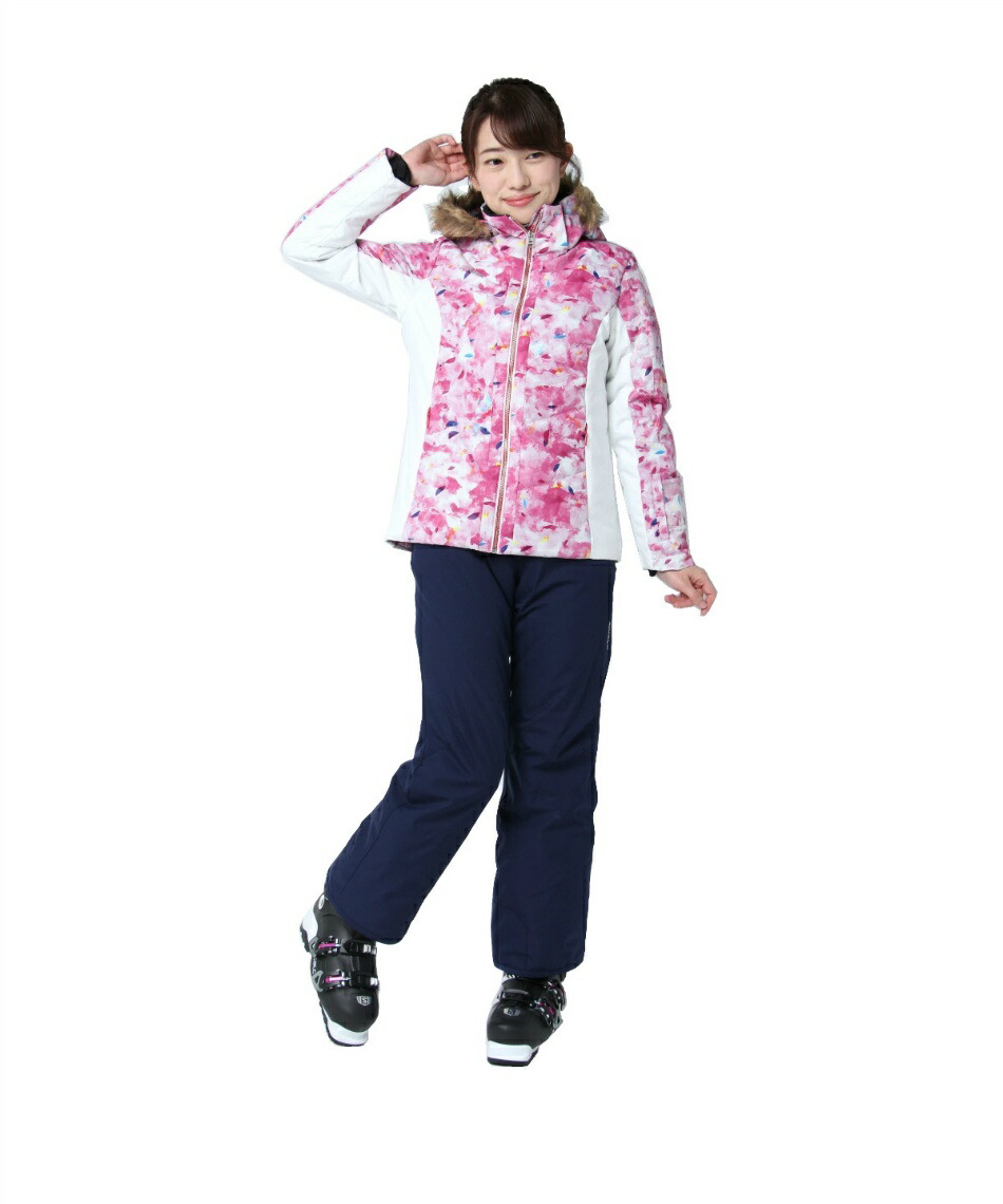 楽天市場】スキーウェア 上下セット レディース 耐水圧10,000mm 発熱