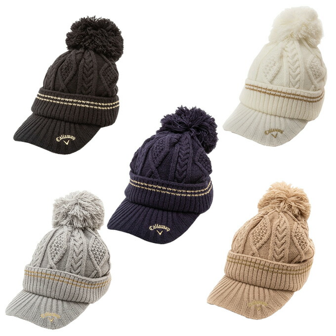 楽天市場】キャロウェイ ゴルフ ニット帽 レディース ケーブルニット