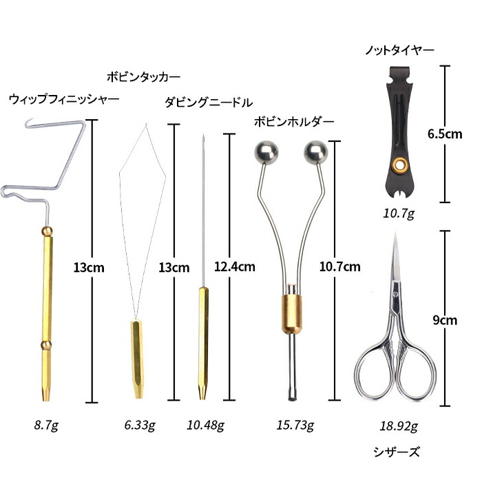 楽天市場】フライ タイイング セット バイス フライタイイング ツール