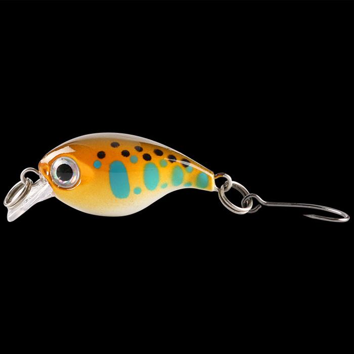 楽天市場】マイクロクランクベイト 8色 セット バーブレス フック 付き