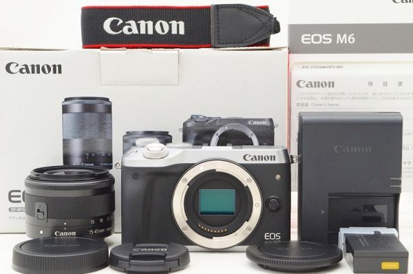 楽天市場】canon eos m6 ダブルズームキットの通販