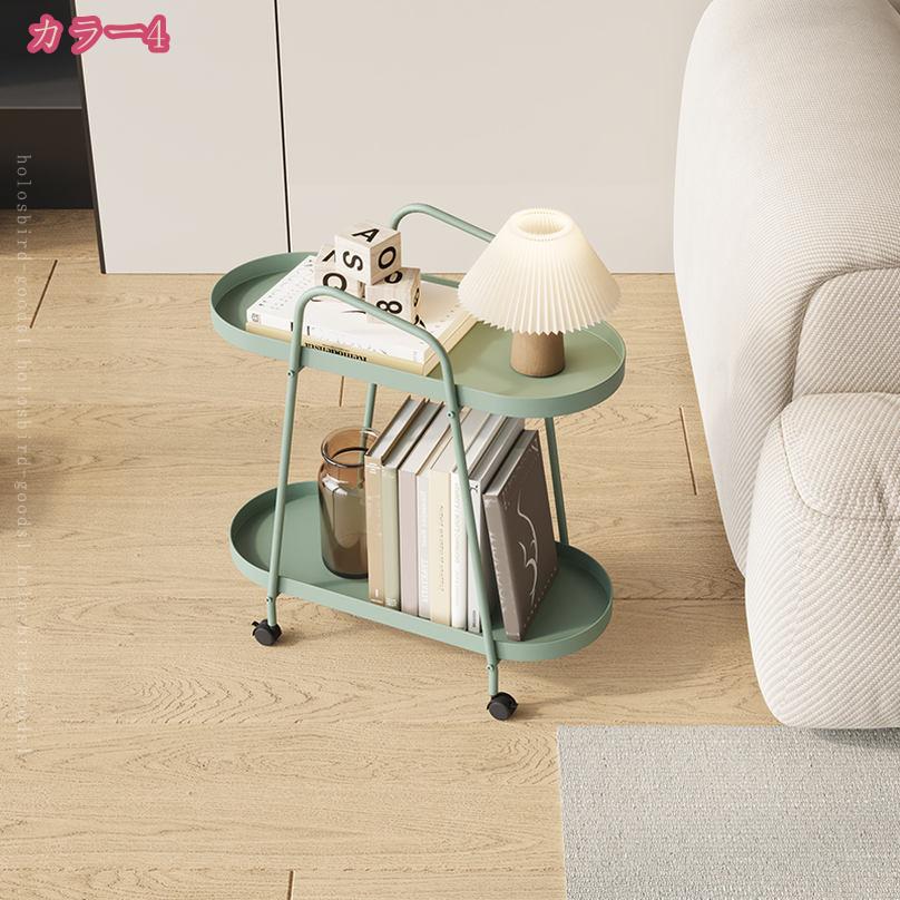 楽天市場】デスクワゴン サイドワゴン サイドテーブル キャスター付き