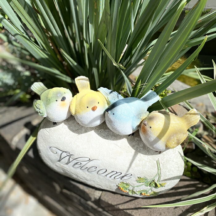 楽天市場】【野川農園】ウェルカムバード (13644)W=27.5cm 鳥 鳥置物