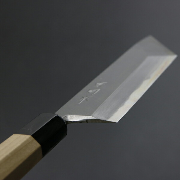 楽天市場】東周作 鰻裂き包丁 片刃 180mm 江戸裂き 関東型 青紙2号