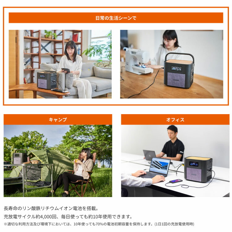 楽天市場】「工進 KOSHIN」 ポータブル電源(BPS-6L 600W 防災