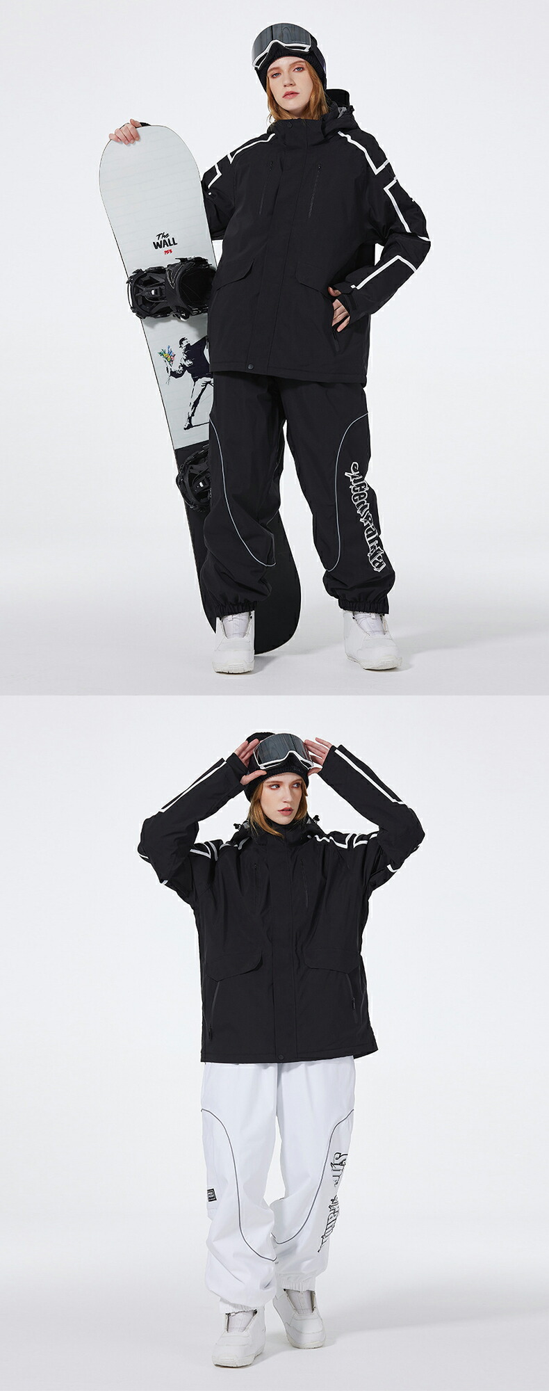 楽天市場】スノーボードウェア 上下セット スキーウェア レディース