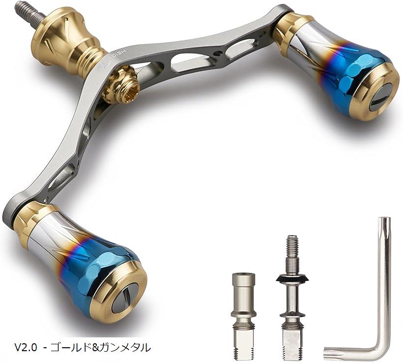 楽天市場】V2.0 95mm リール ハンドル 20mm ハンドルノブ 搭載 シマノ