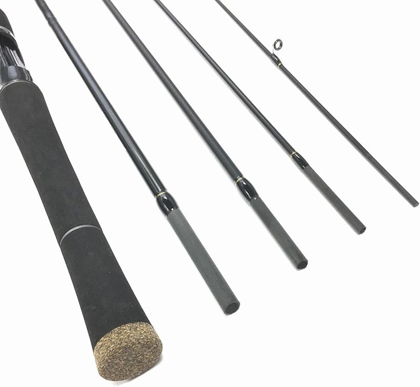 楽天市場】EVA 6ftスピニングパックロッド5ピース ML シーバス ルアー