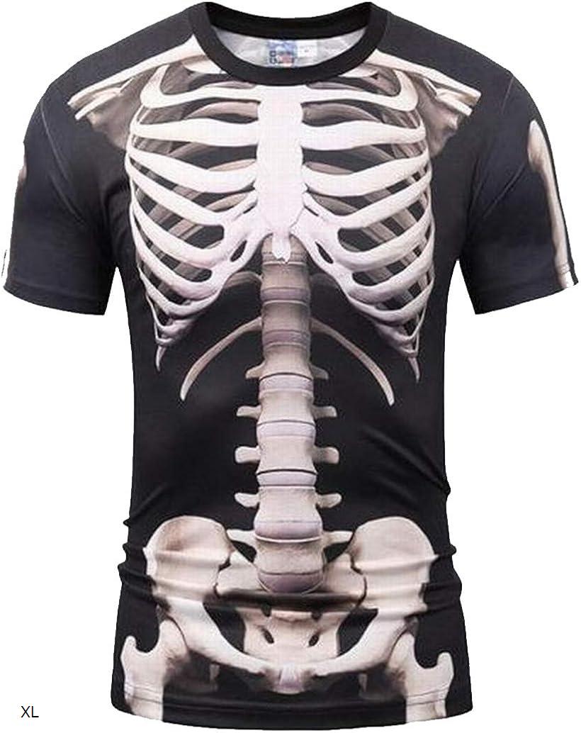 楽天市場】スケルトン 風 おもしろ 3D プリント Tシャツ 骨 骸骨