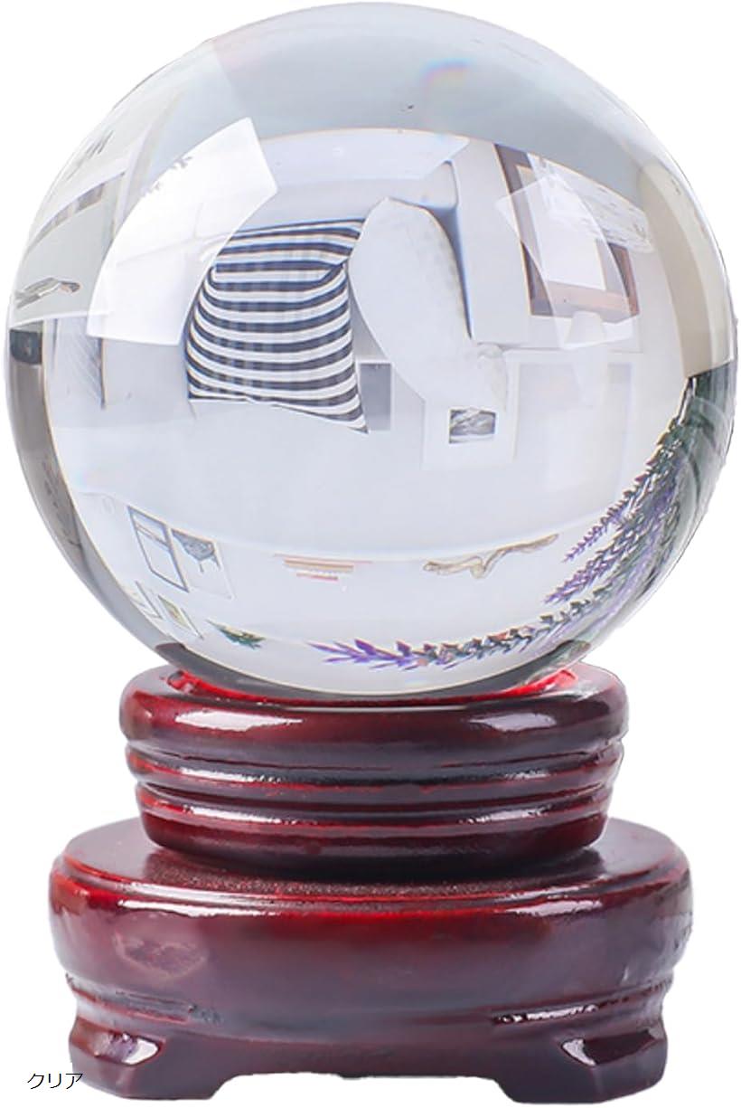 楽天市場】水晶玉 10cm 台座付き クリスタルボール ガラス 大玉 丸玉