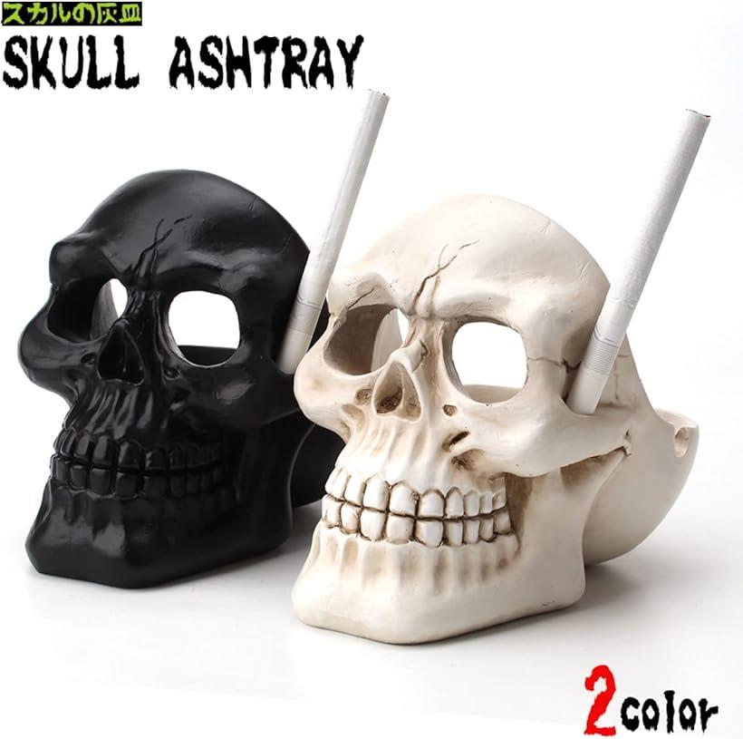 楽天市場】【楽天ランキング1位入賞】ドクロ 灰皿 ガイコツ 喫煙具