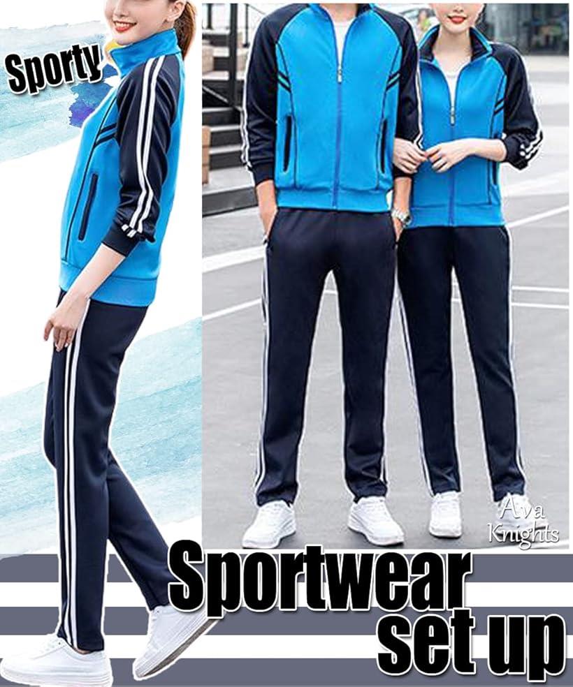 楽天市場】レディース ジャージ 上下 セット Sサイズ ブルー (ブルー