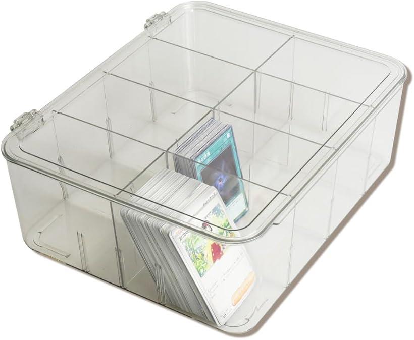 楽天市場】大容量トレーディングカード収納ケース 蓋付き 防汚対策