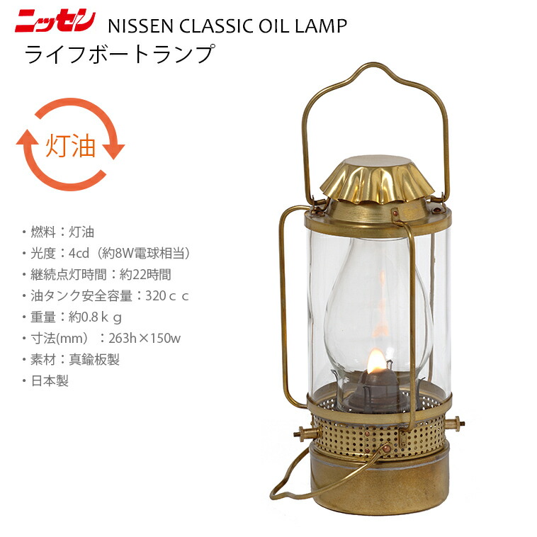 楽天市場】【北海道・沖縄 配送不可】ns4 日本船燈 ライフボートランプ