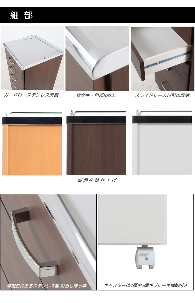 楽天市場】＼抽選でMAX100%ポイント還元！／ キャスター付収納ワゴン