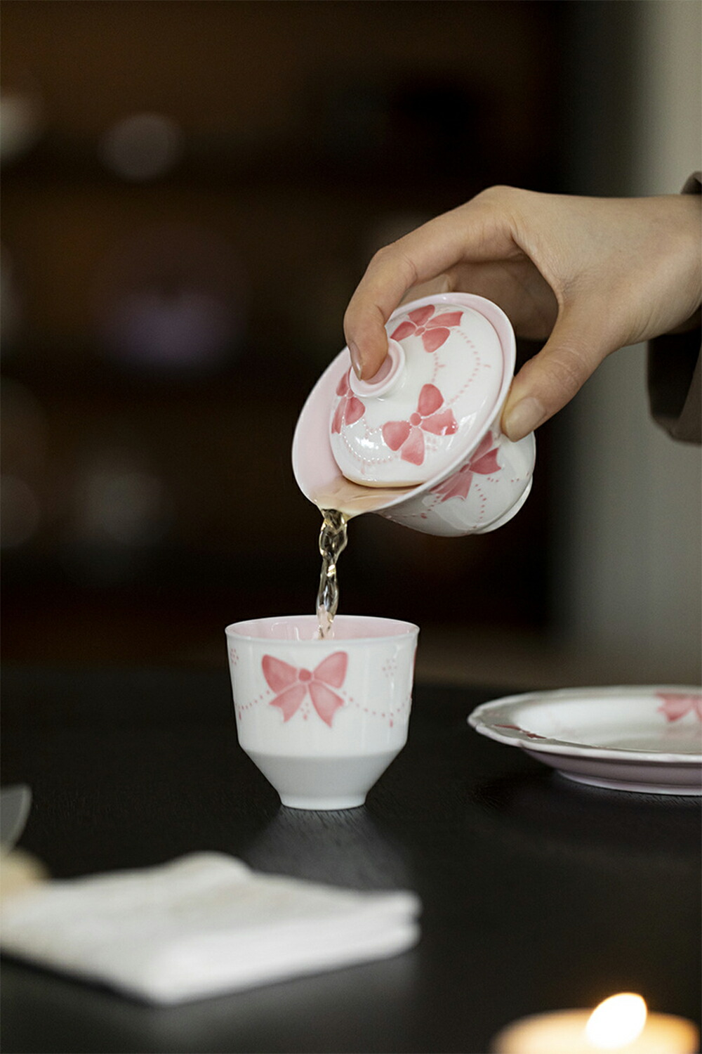 楽天市場】リボンモチーフ人気が再燃！ 蓋物 蓋付碗 珍味入れ 宝瓶