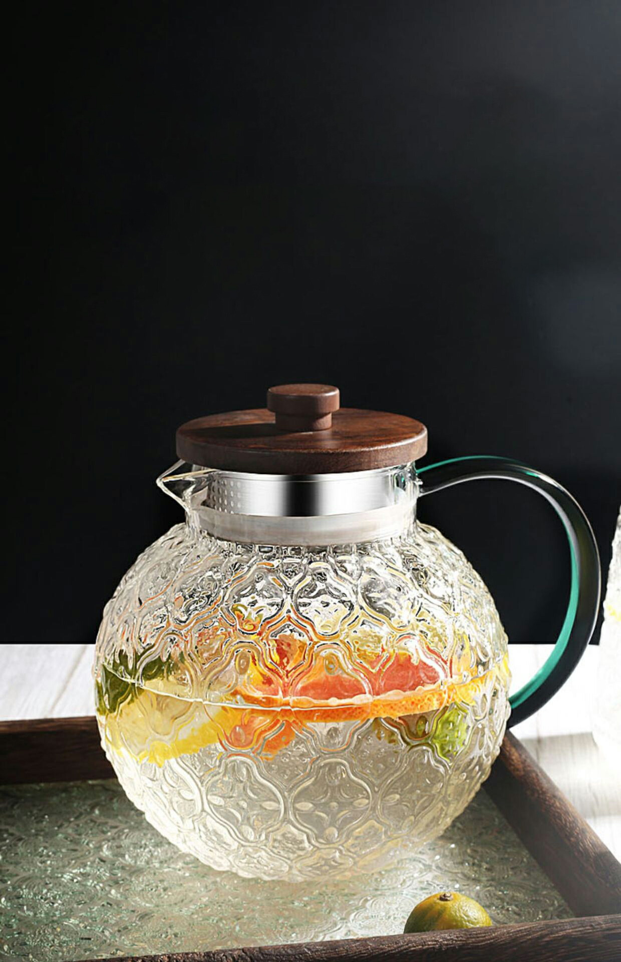 楽天市場】IwaiLoft ピッチャー 冷水筒 1500ml 耐熱ガラス 麦茶ポット