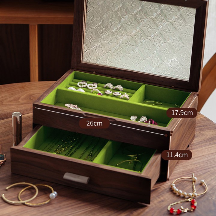 楽天市場】大切な物を美しいウッドケースに！ジュエリーボックス