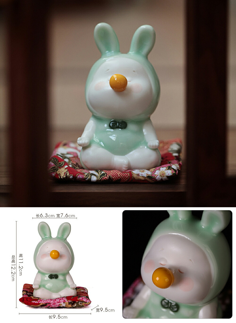 楽天市場】IwaiLoft かわいい ウサギ オブジェ 兎の置物 インテリア