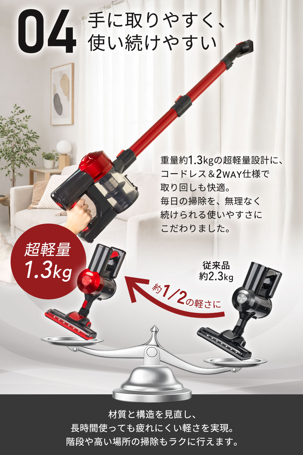 楽天市場】【SS限定5%OFFクーポン+P10倍】掃除機 コードレス掃除機