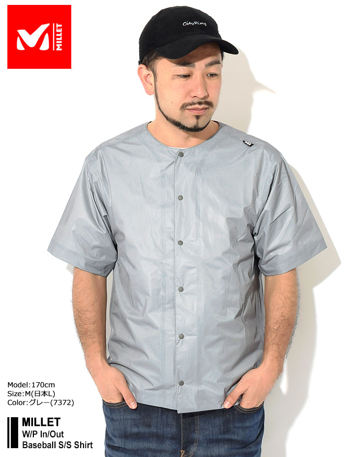 楽天市場】ミレー MILLET シャツ 半袖 メンズ W/P イン アウト ベース