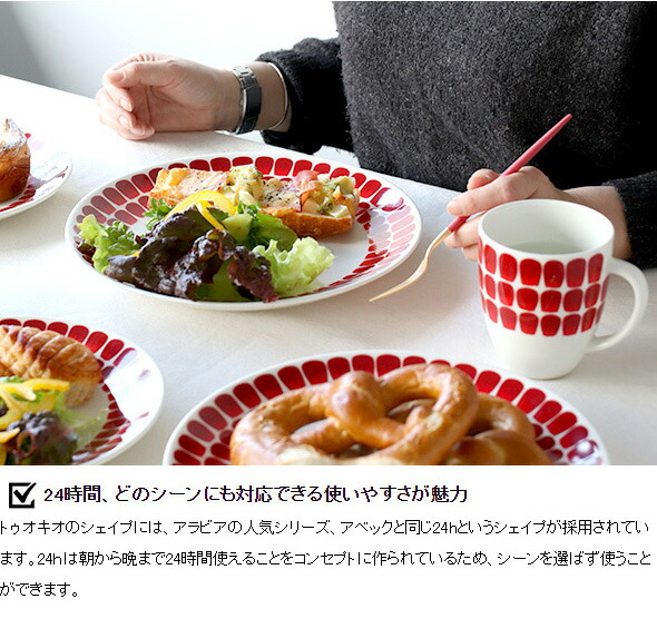 楽天市場】【ｸｰﾎﾟﾝ配布中】アラビア 24h トゥオキオ プレート 20cm