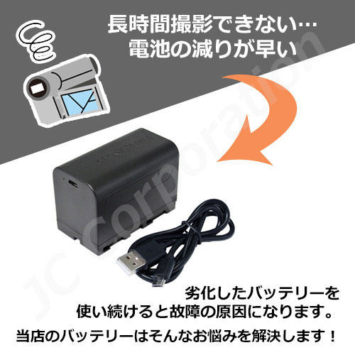 楽天市場】SONY NP-F760 NP-F770 互換バッテリー 【USB充電対応