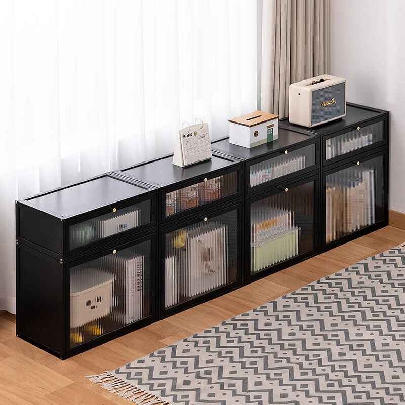 楽天市場】アイデア∞の自由な収納! キューブボックス 扉 扉付き