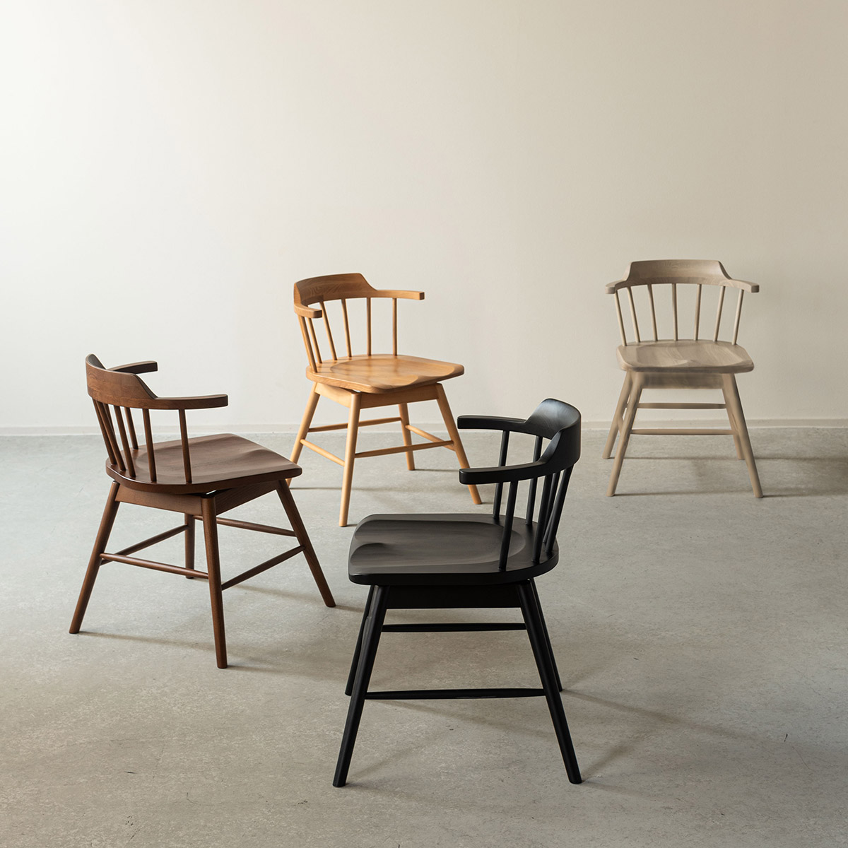 楽天市場】ダイニングチェア 回転 北欧 おしゃれ 木製 1脚 疲れにくい