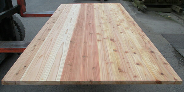 楽天市場】国産すぎ巾ハギボード1820×24×910ミリ 1枚無垢/幅はぎ/天板