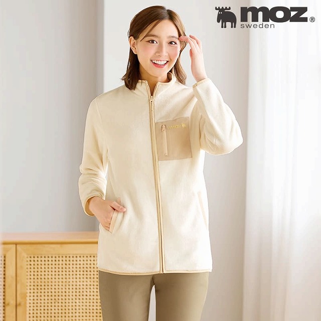 楽天市場】[moz モズ]ふんわりフリースブルゾンアウター レディース