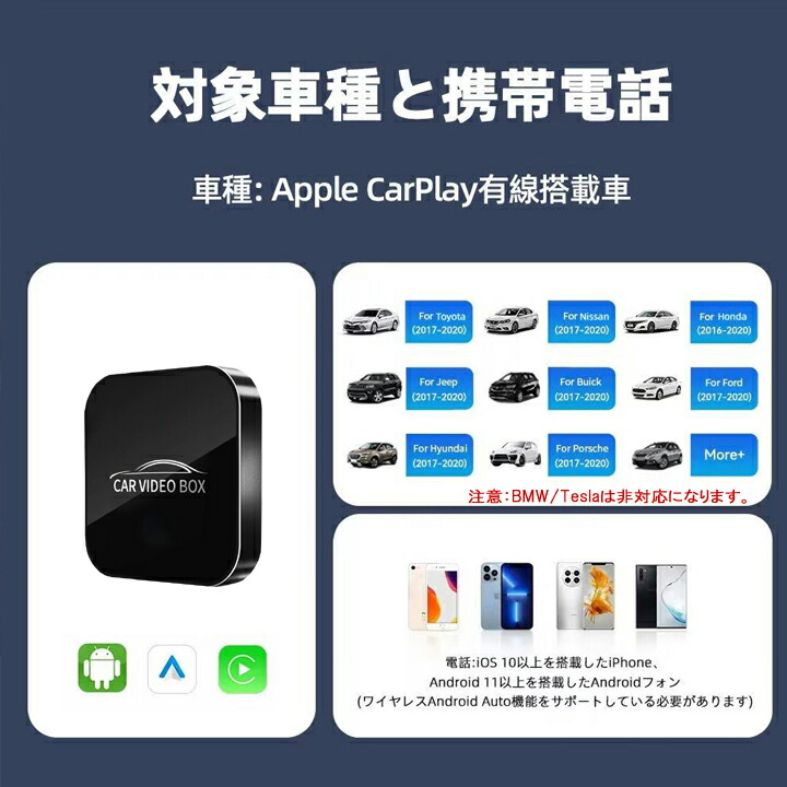 楽天市場】ワイヤレス CarPlay ai box アダプター YouTube Netflix