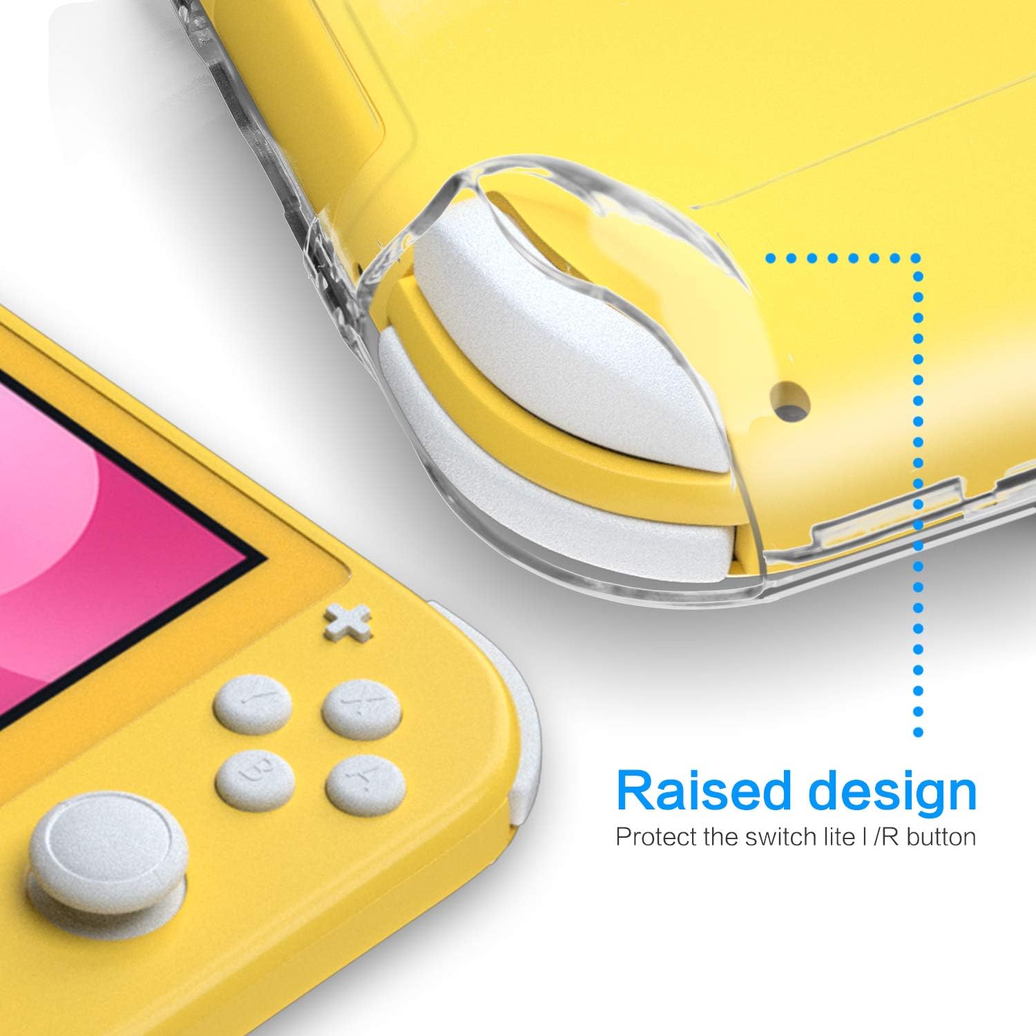 楽天市場】Nintendo Switch Lite ケース キックスタンド付き クリア