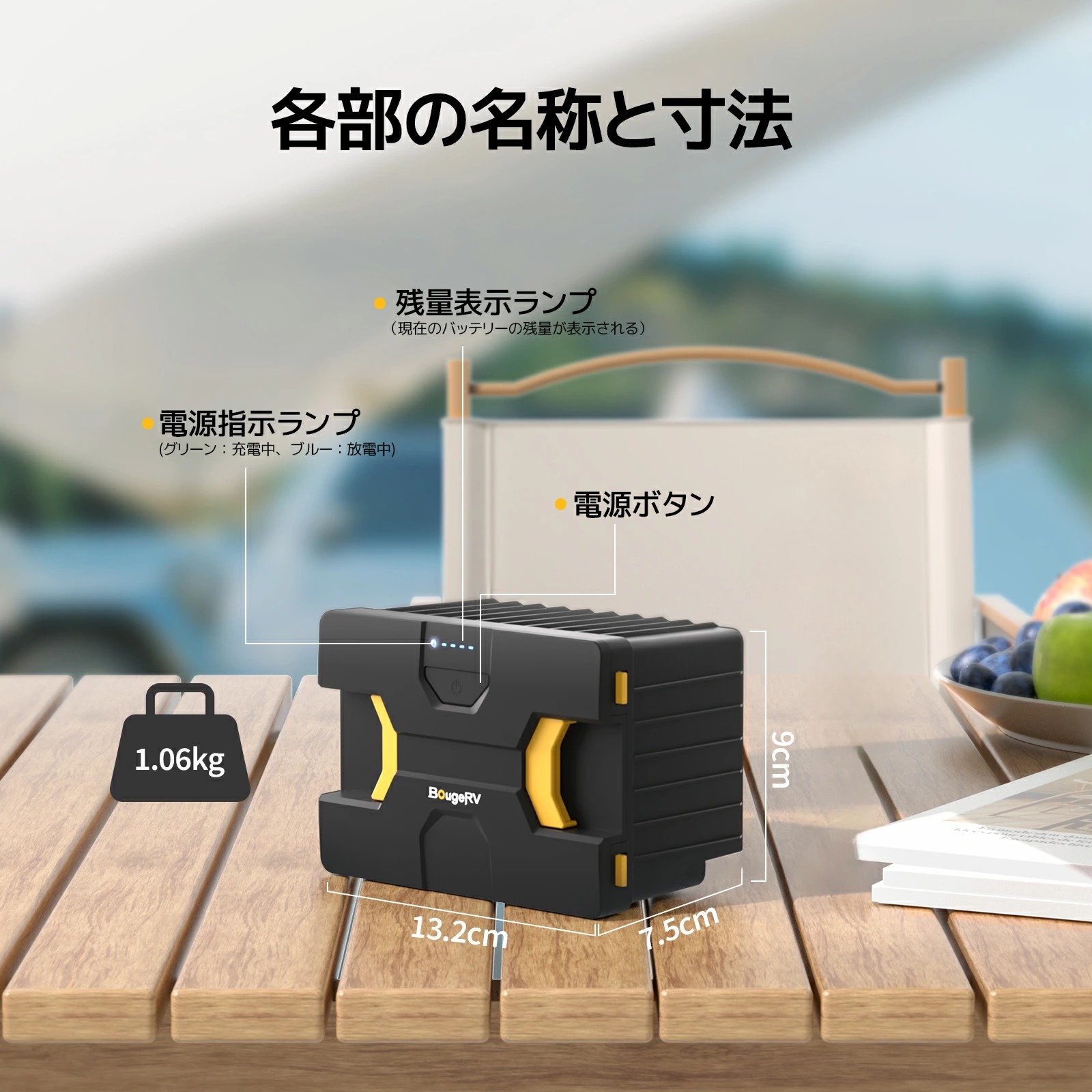 楽天市場】【ss限定10倍PT&クーポン利用で最低15,980円】BougeRV 173Wh