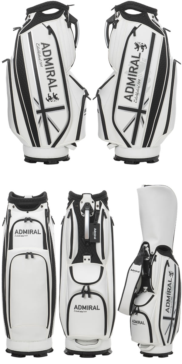 楽天市場】新作 アドミラル ゴルフ メンズ キャディバッグ ADMG5AC2
