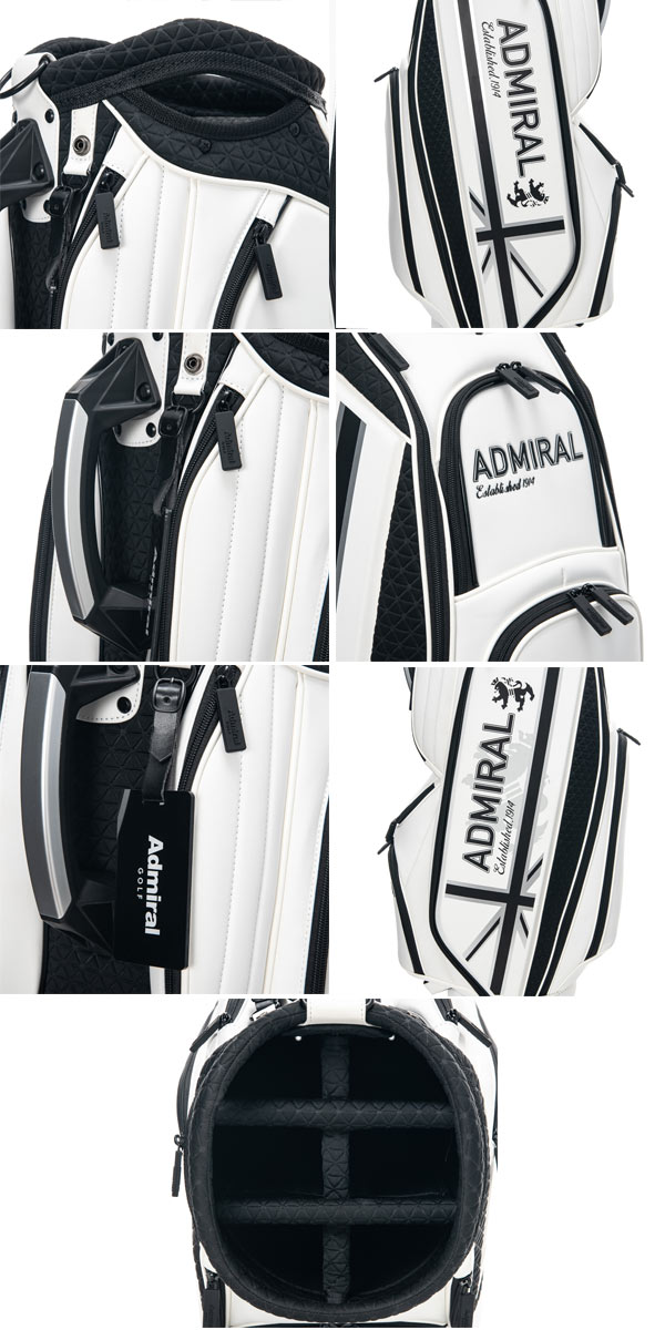 楽天市場】新作 アドミラル ゴルフ メンズ キャディバッグ ADMG5AC2