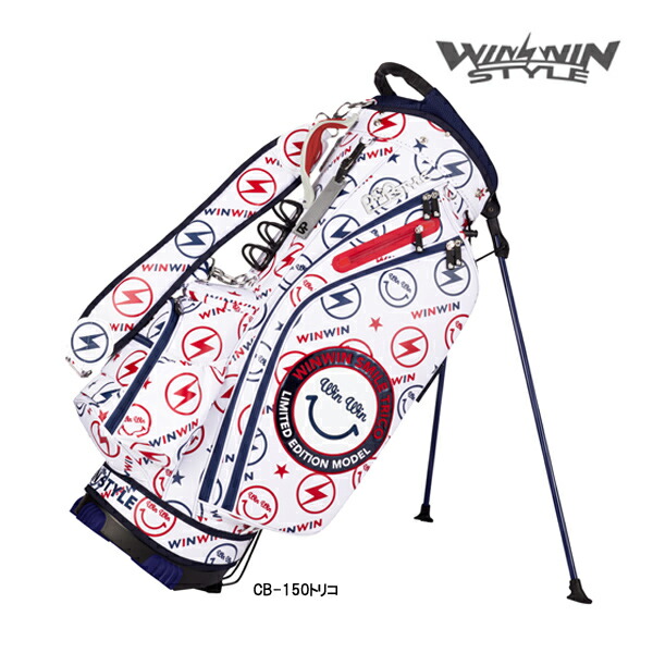 楽天市場】ウィンウィン ゴルフ スマイル スタンドキャディバッグ CB