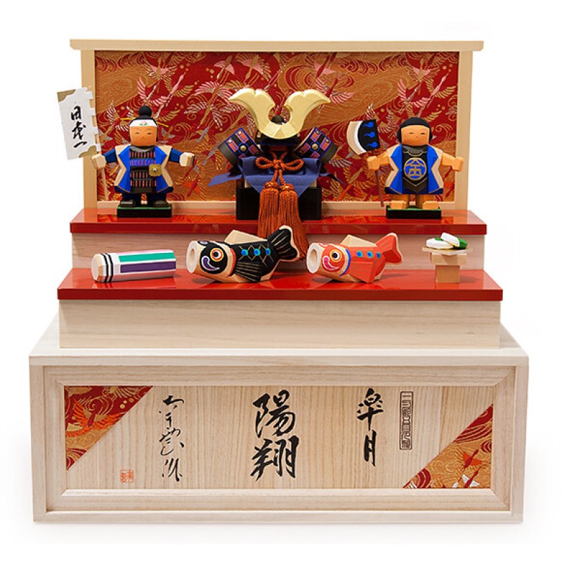 楽天市場】【5日P最大10倍！最大2000円クーポン】 五月人形 伊予一刀彫