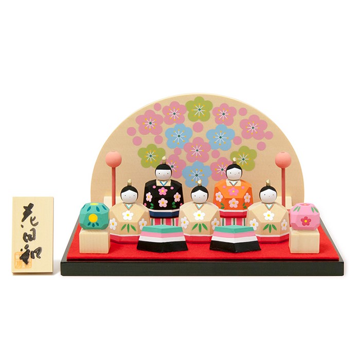 楽天市場】【条件達成でポイント3倍】 雛人形 伊予一刀彫 南雲 花日和