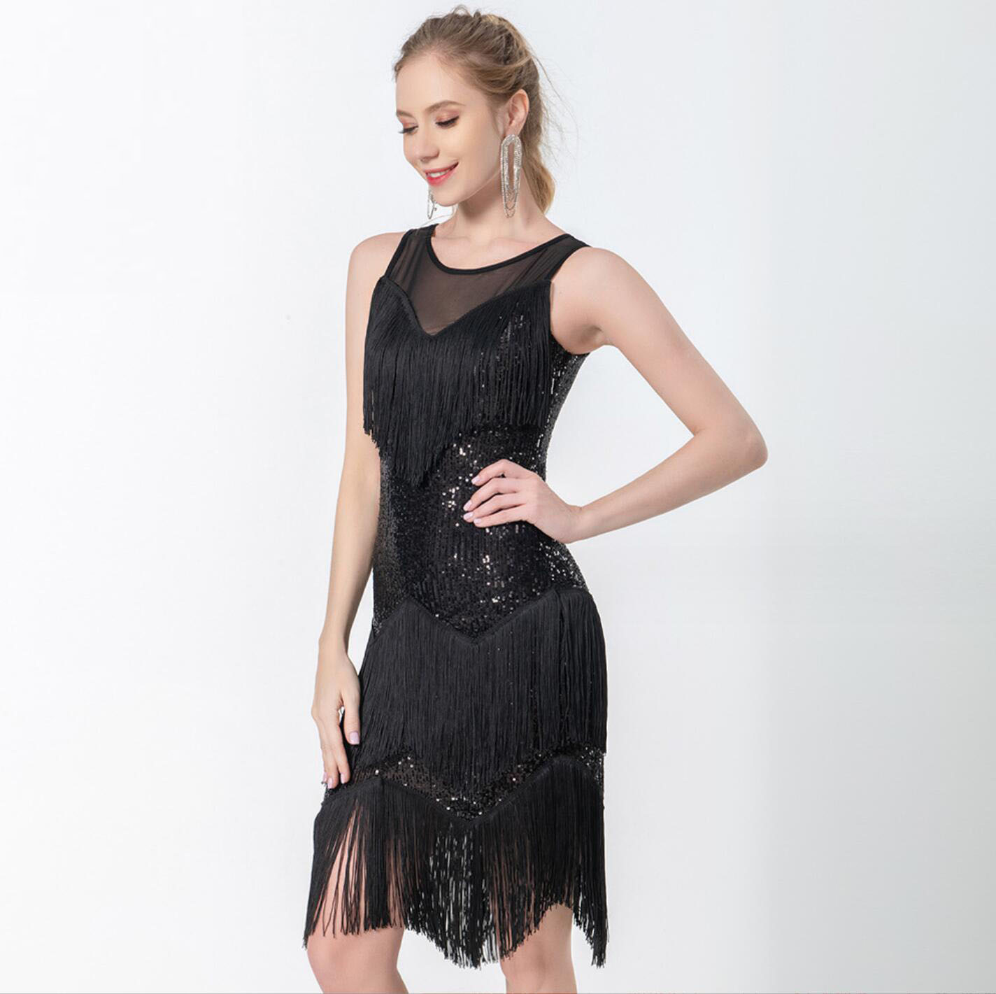 楽天市場】ラテンダンス衣装 モダンドレス レディース 大人