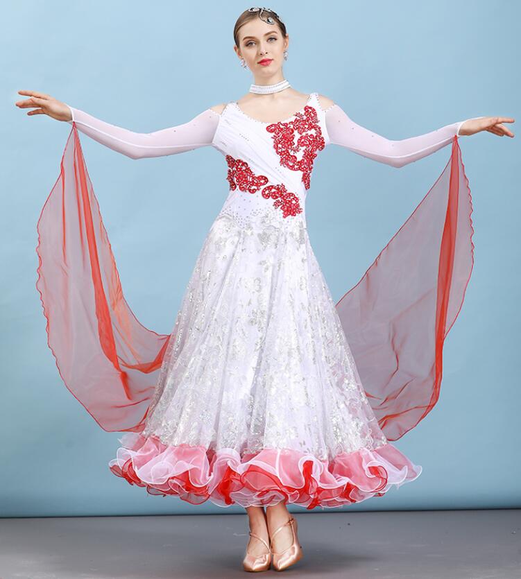 楽天市場】モダンドレス 社交ダンス スタンダード ラテン ワルツ