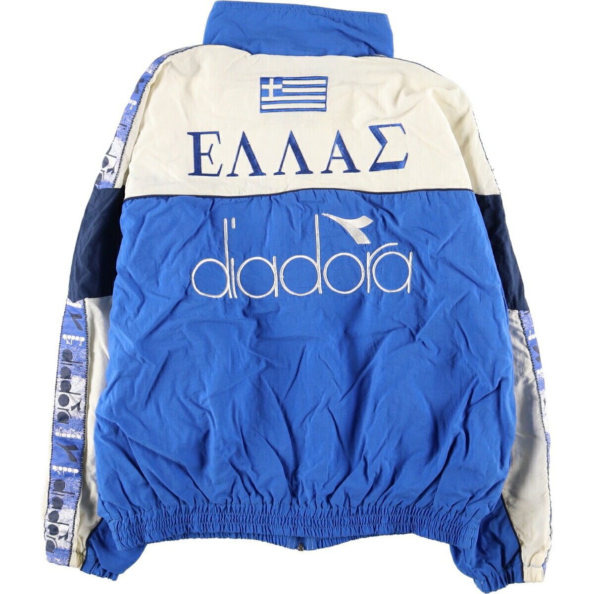 楽天市場】古着 ディアドラ diadora バック刺繍 ナイロンジャケット