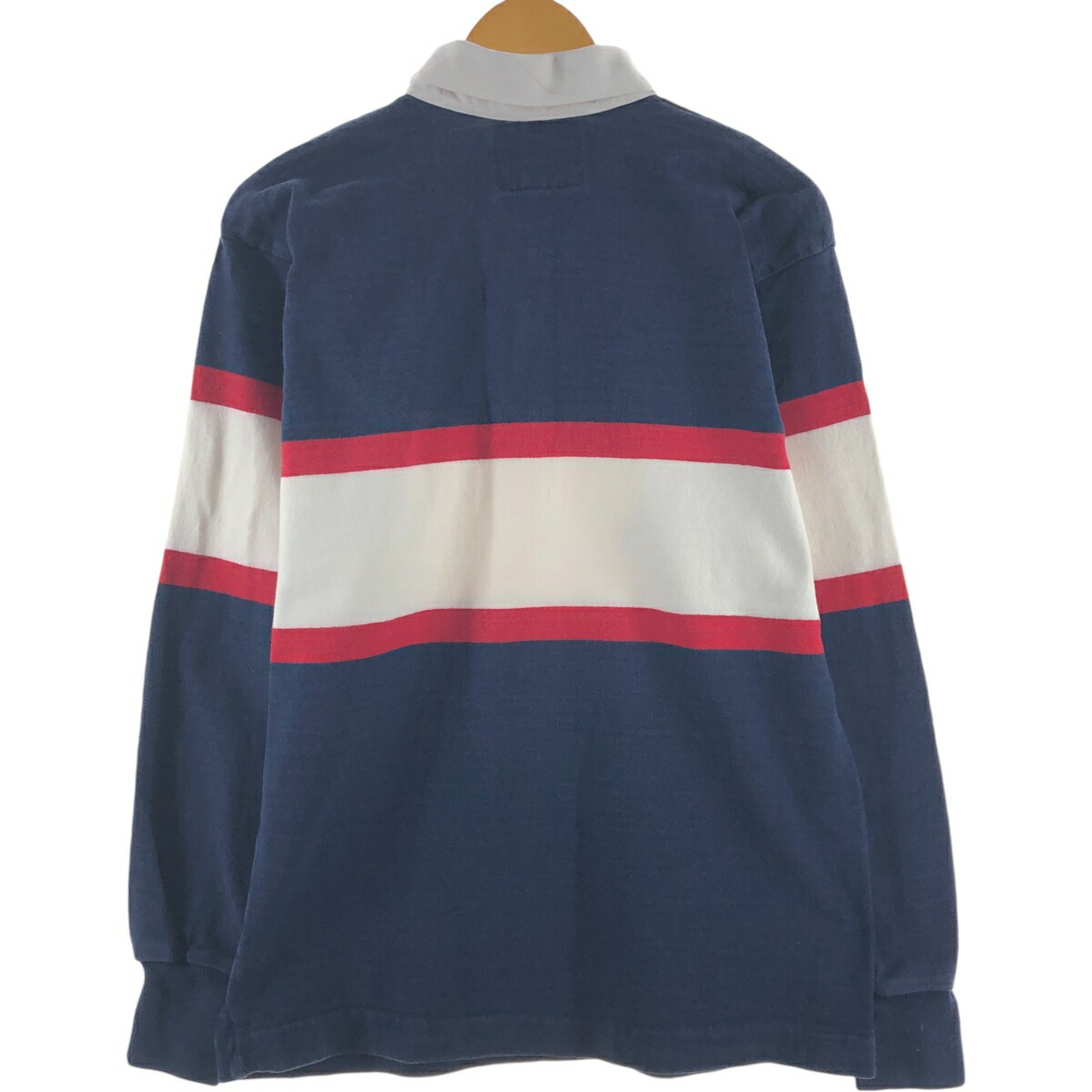 楽天市場】古着 90'S ランズエンド LANDS' END ボーダー柄 長袖 ラガー