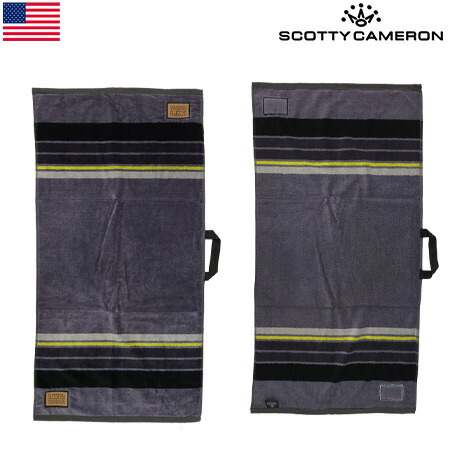楽天市場】【希少】スコッティキャメロン Horizon Golf Towel - GREY